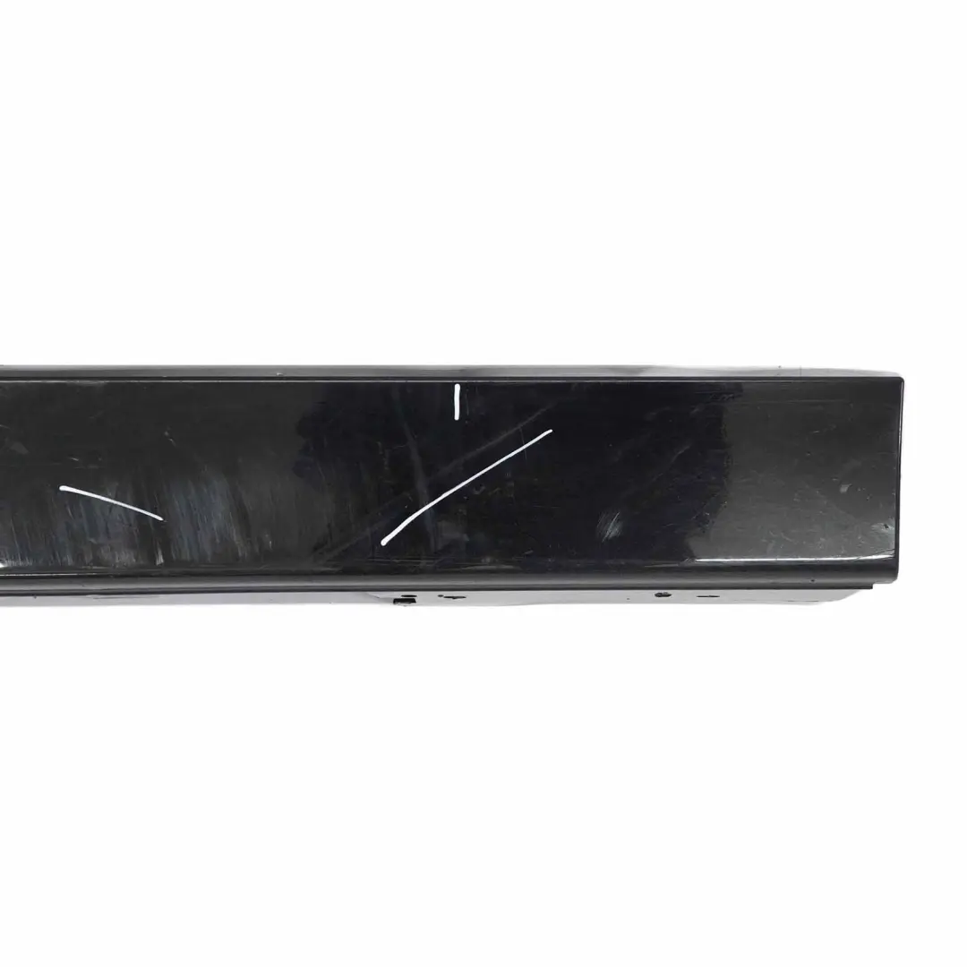 BMW F20 Side Skirt Sill Strip Right O/S Panel Schwarz 2 Black - 668