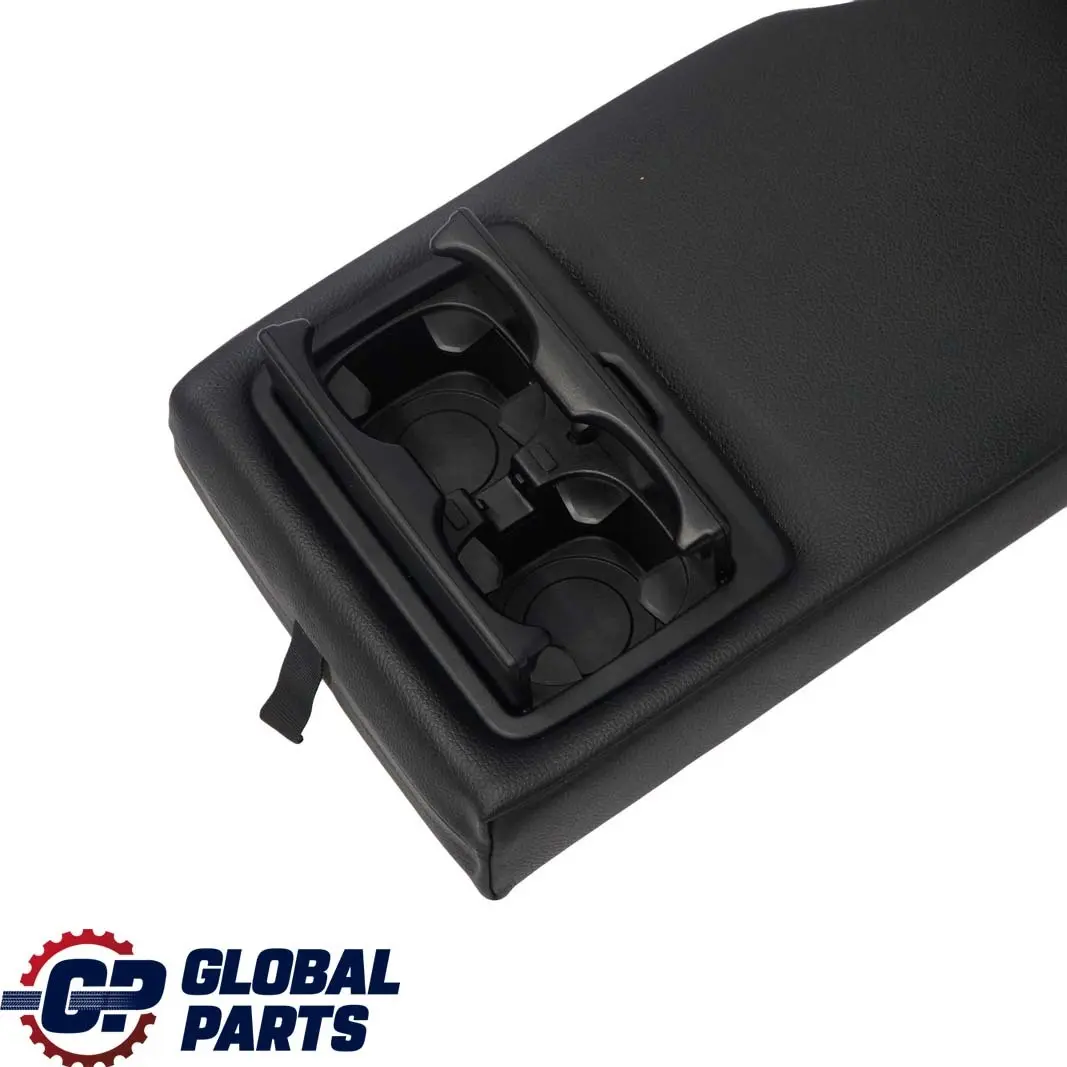 BMW F30 Asiento Trasero Apoyabrazos Reposacabezas Portavasos Consola Cuero Negro