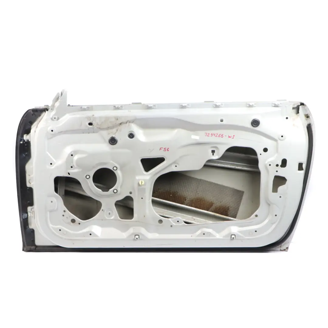 Mini F56 F57 Door Front Right O/S Panel White Silver Metallic - A62