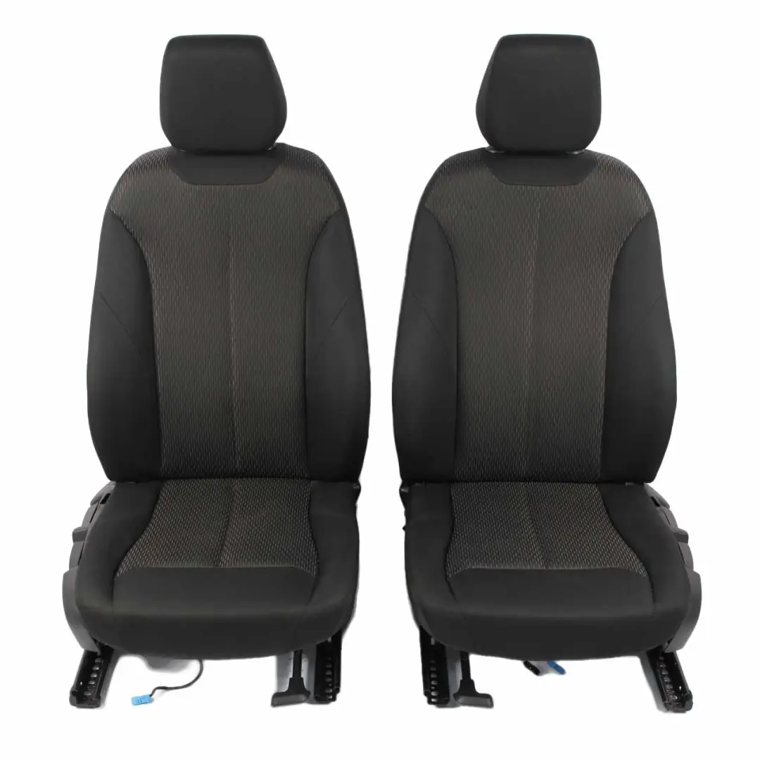 Cloth Seats BMW F20 LCI Front Rear Seat Set Fabric Move Antracite Door Cards