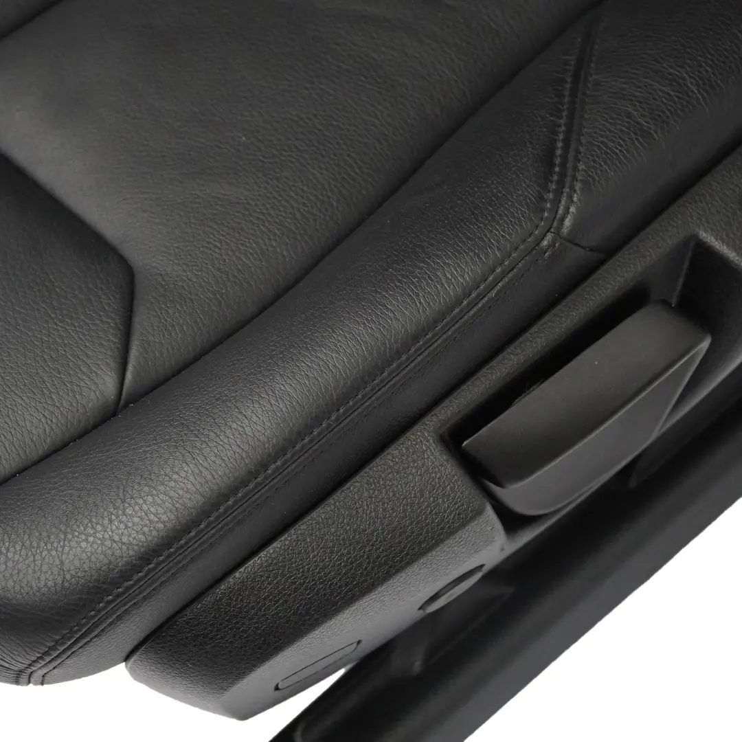 BMW F30 F31 Leder Dakota / Schwarz Schwarz Vorne Links Sitz Interieur Beheizt