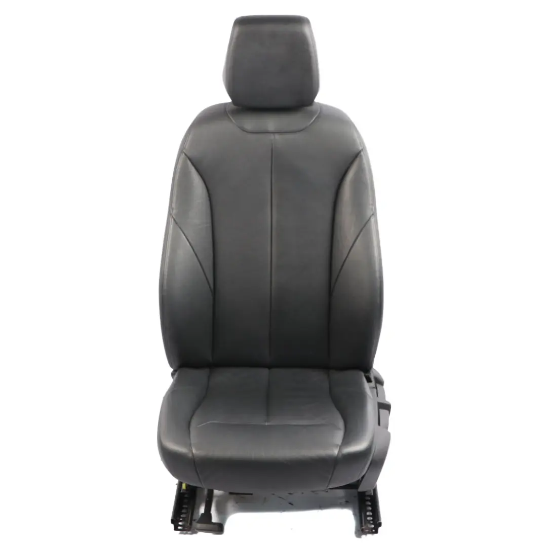 £BMW 3 Series F30 F31 Heated Leather Dakota / Schwarz Front Left N/S Seat