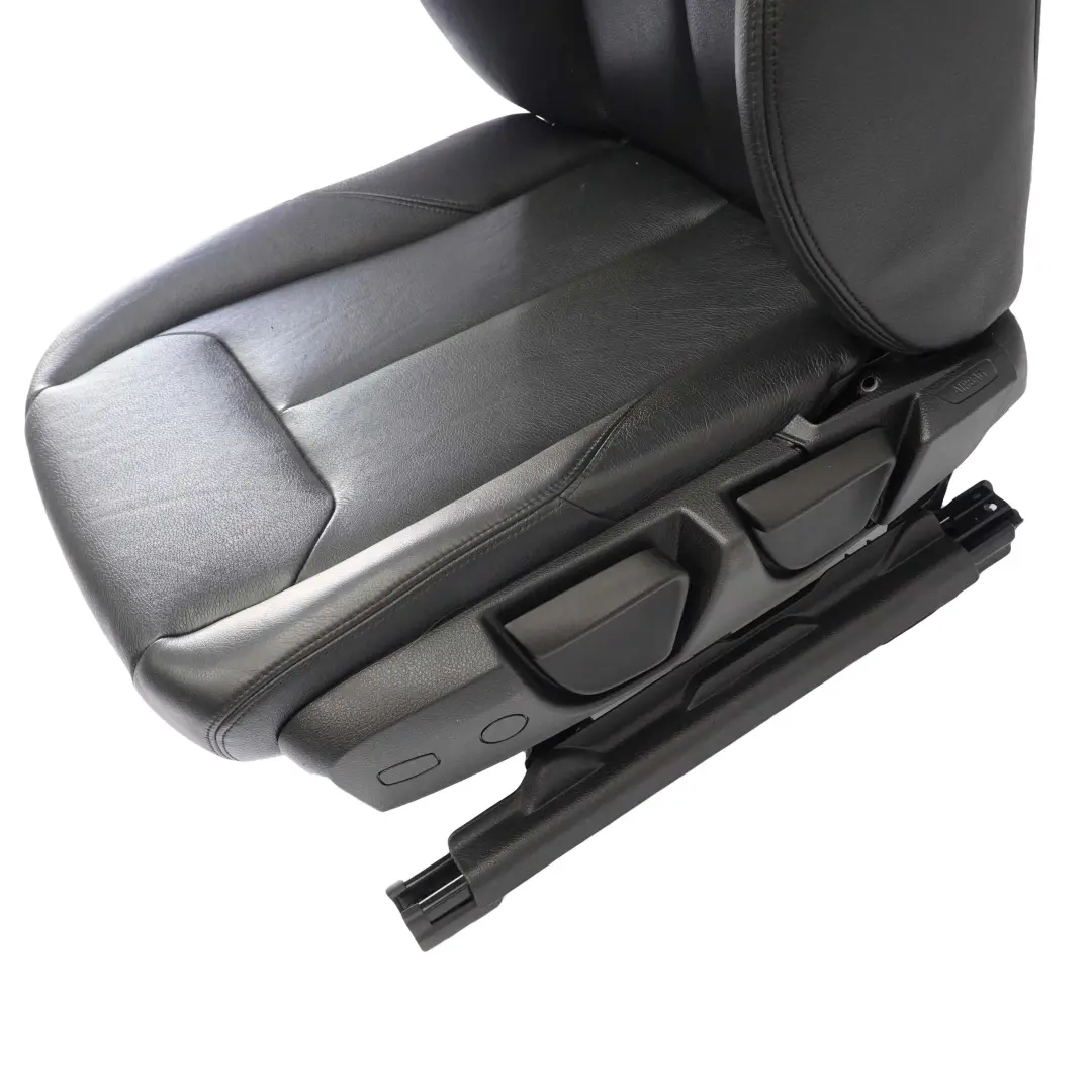 £BMW 3 Series F30 F31 Heated Leather Dakota / Schwarz Front Left N/S Seat