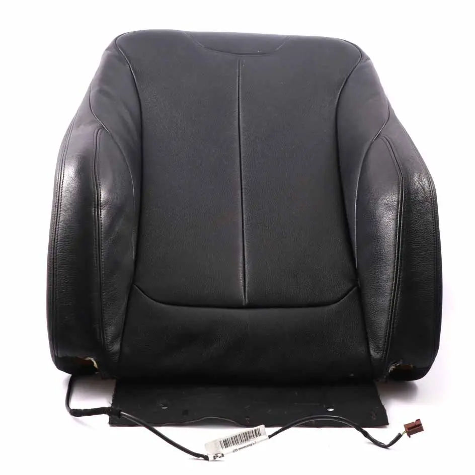 BMW F20 F30 Backrest Cover Front Right Sport Seat O/S Black Leather Dakota