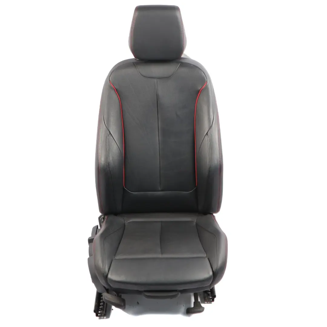 Asiento Delantero BMW F30 F31 M Sport Cuero Negro Rojo Derecho