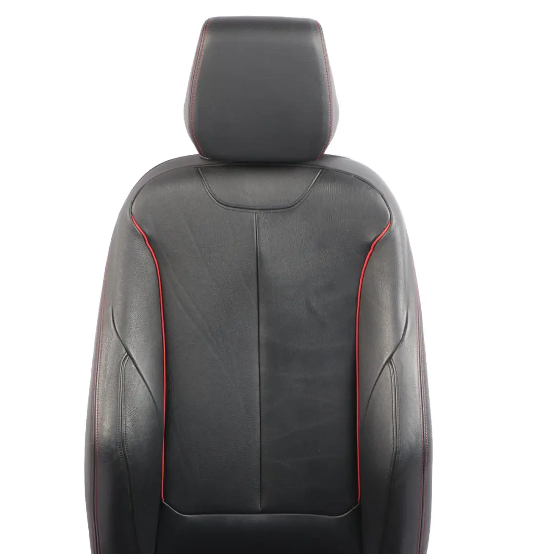 Asiento Delantero BMW F30 F31 M Sport Cuero Negro Rojo Derecho