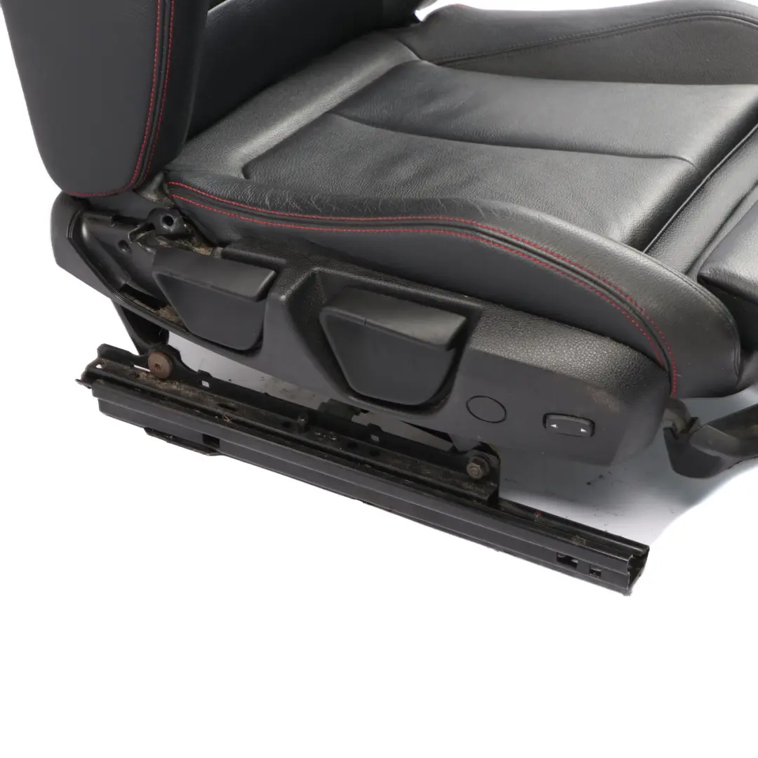 Asiento Delantero BMW F30 F31 M Sport Cuero Negro Rojo Derecho