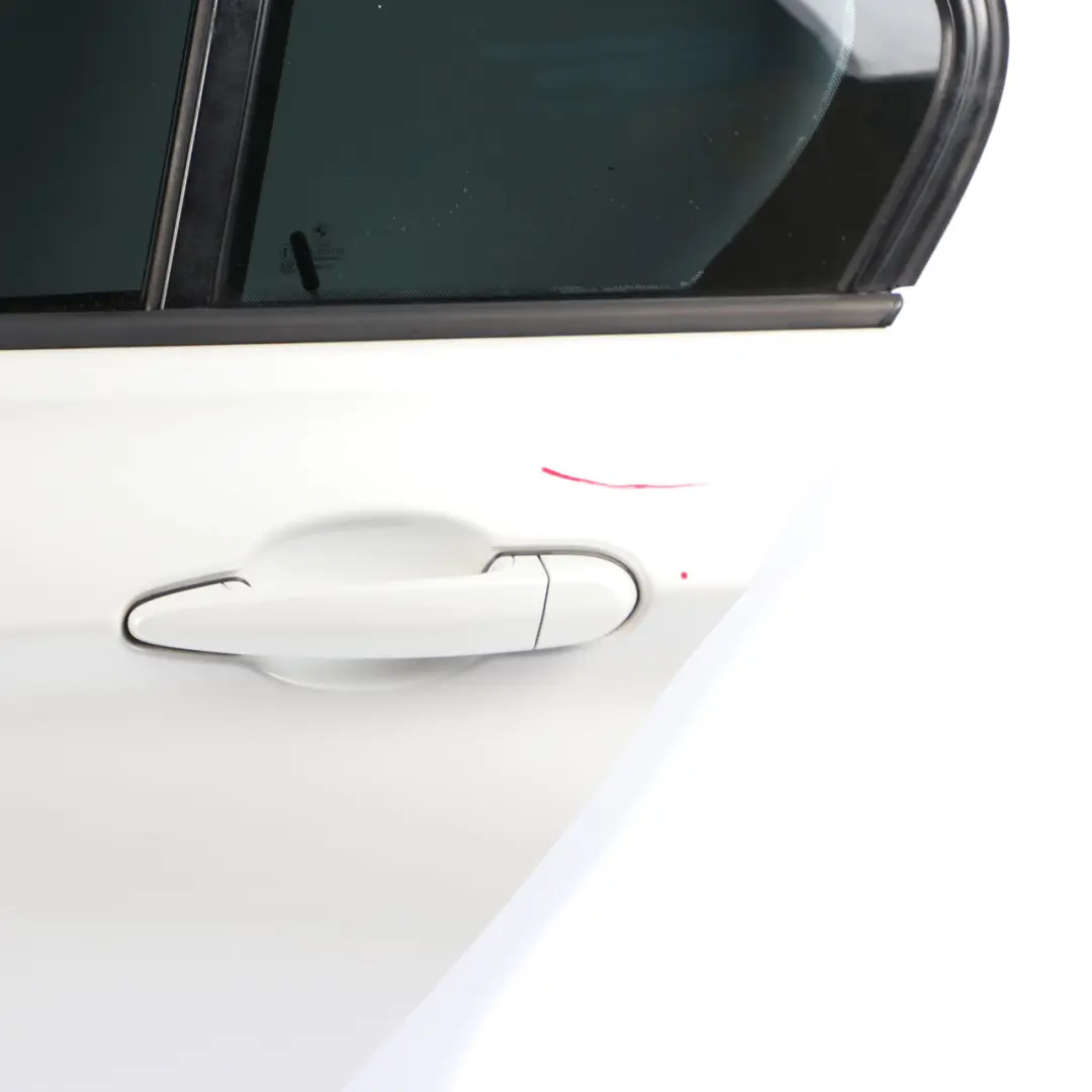 BMW F30 Rear Left Door N/S Mineralweiss Mineral White - A96