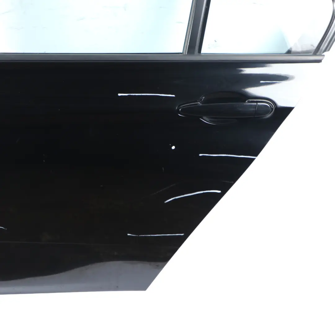 BMW F30 Saloon Rear Left Door N/S Schwarz 2 Black - 668