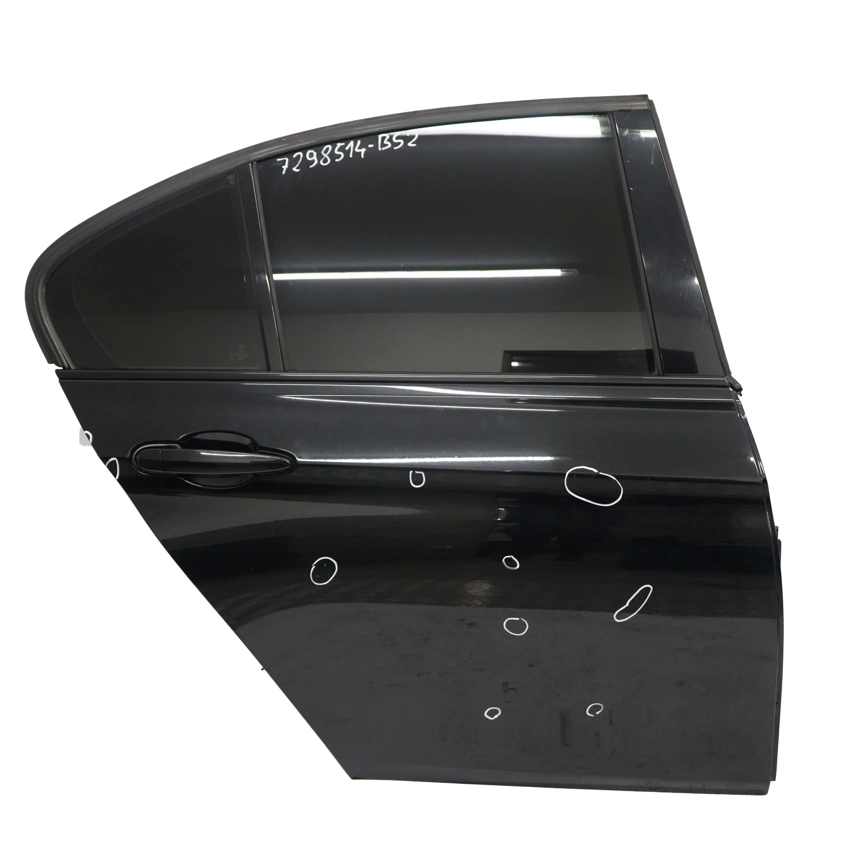 BMW 3 F30 Rear Right Door O/S Black Sapphire Metallic - 475