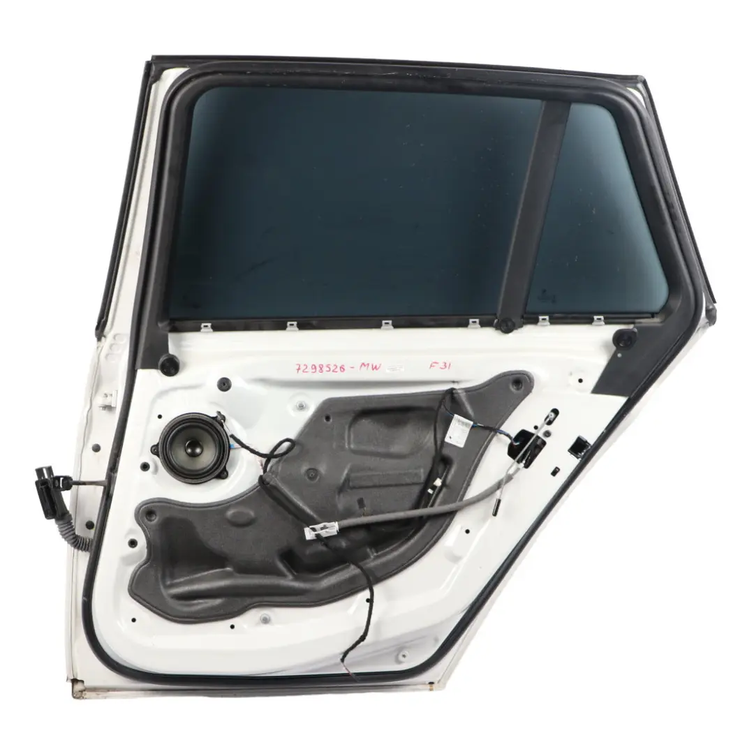 BMW F31 Door Rear Right O/S Touring Mineralweiss Mineral White - A96