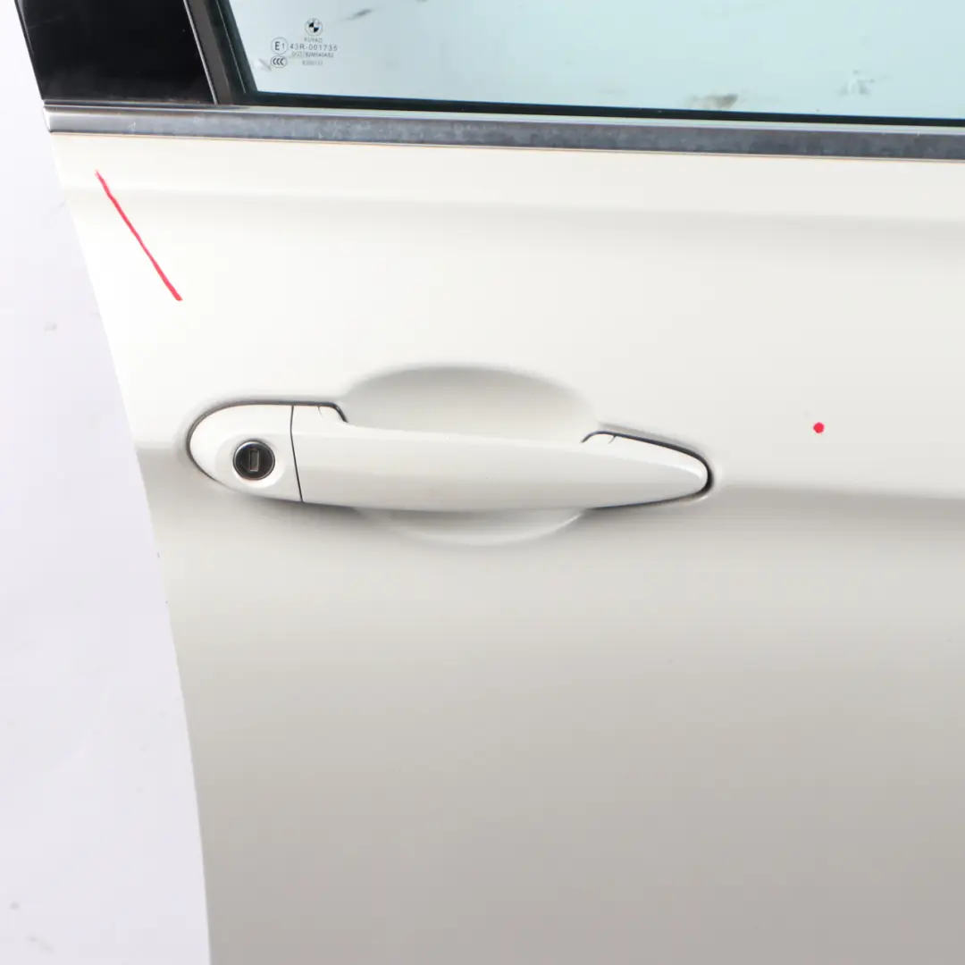 Door Front Right O/S BMW F30 F31 Mineralweiss Mineral White - A96