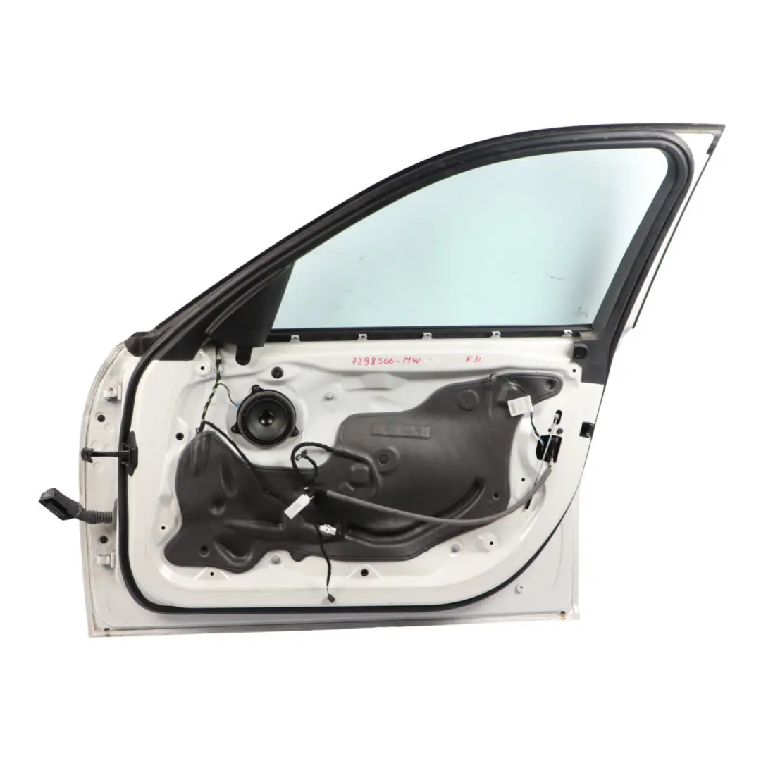 Door Front Right O/S BMW F30 F31 Mineralweiss Mineral White - A96