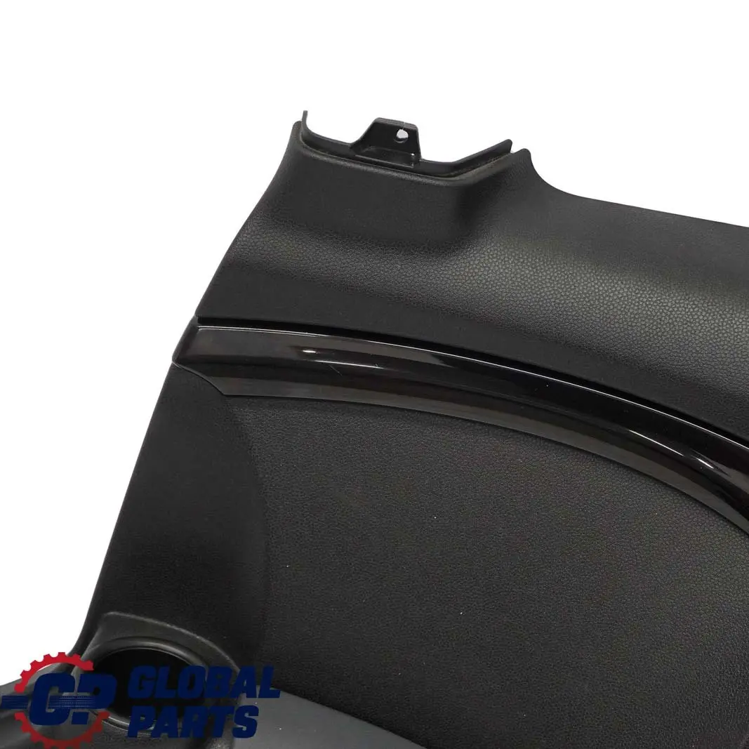 Mini Clubman R55 LCI Lateral Side Trim Panel Rear Right O/S Carbon Black Piano