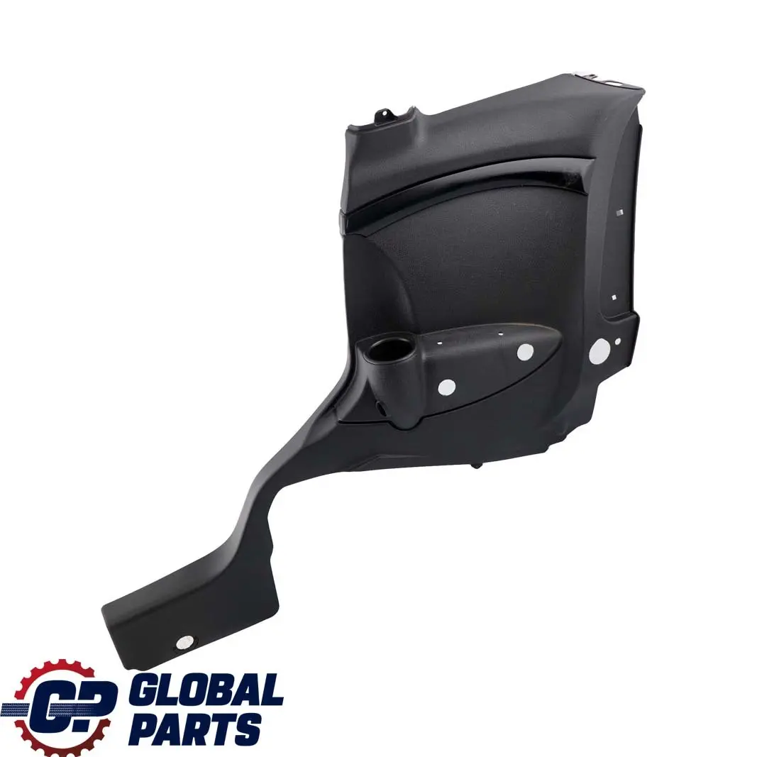 Mini Clubman R55 LCI Panel lateral trasero derecho Carbono Negro Piano