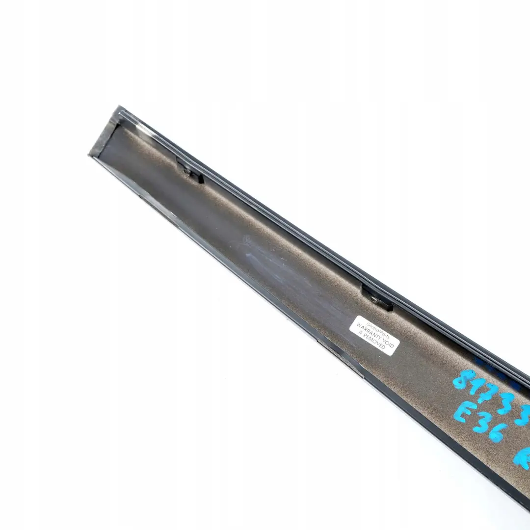 BMW 3 Series E36 Saloon Rear Right O/S Window Finisher Trim B-Pillar Black