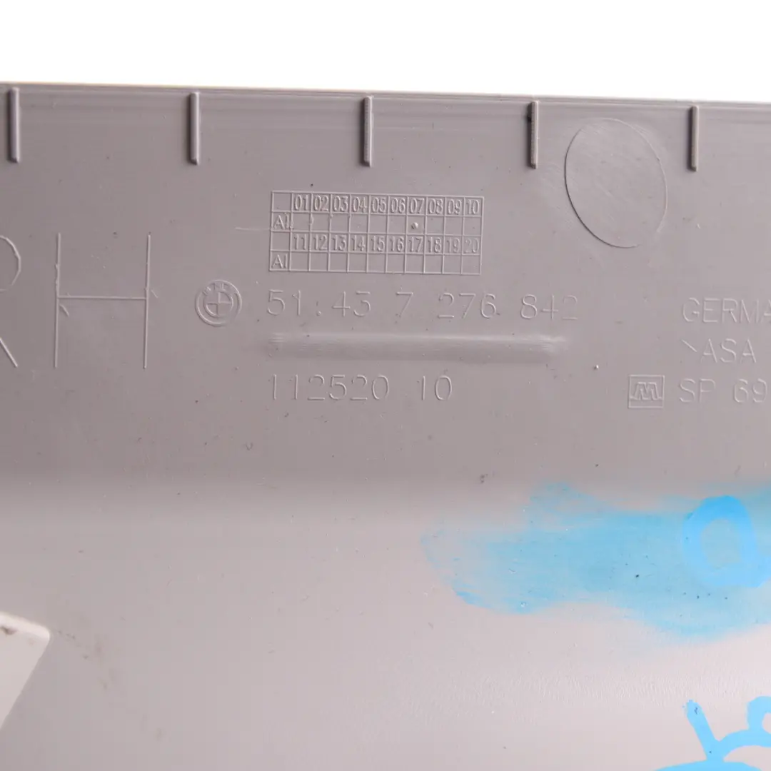 BMW F34 GT Trunk Trim  Rear Right O/S Interior Panel Cover D-Pillar Grey 7276842