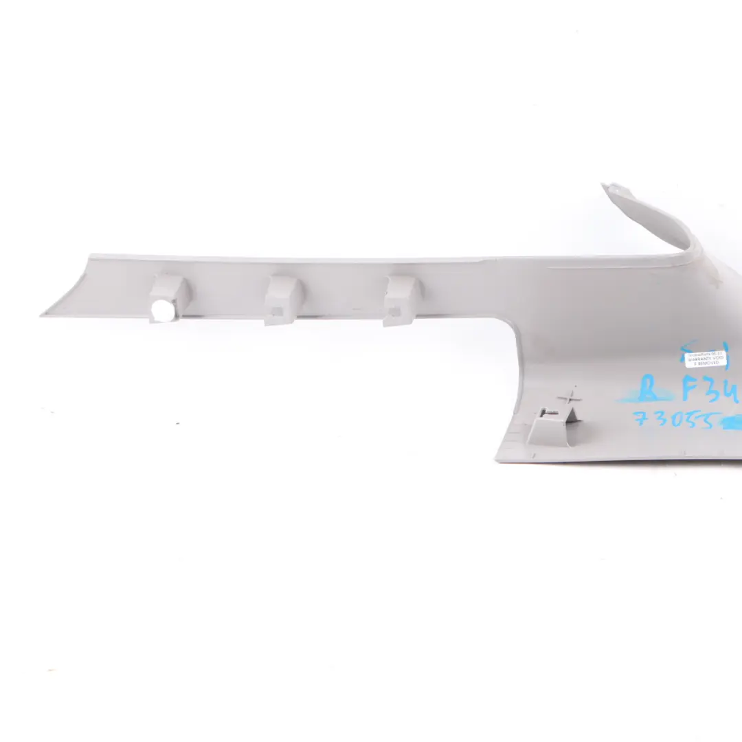 BMW F34 GT Trunk Trim  Rear Right O/S Interior Panel Cover D-Pillar Grey 7276842