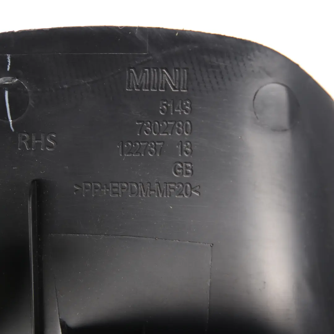 Mini F56 Cover Column C Pillar Trim Right O/S Black 7302780