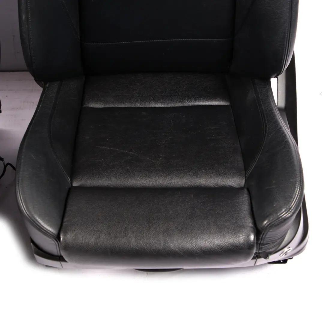 BMW X5 E70 Sport Black Leather Interior Seats Front Rear Seat Electric Memory