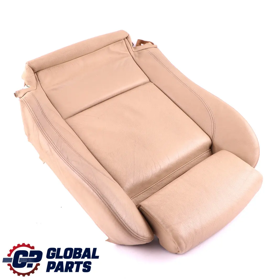 BMW X5 X6 E70 E71 Heated Sport Front Driver Seat Cover Trim Leather Beige