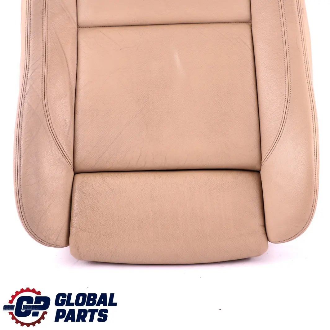 BMW X5 X6 E70 E71 Heated Sport Front Driver Seat Cover Trim Leather Beige