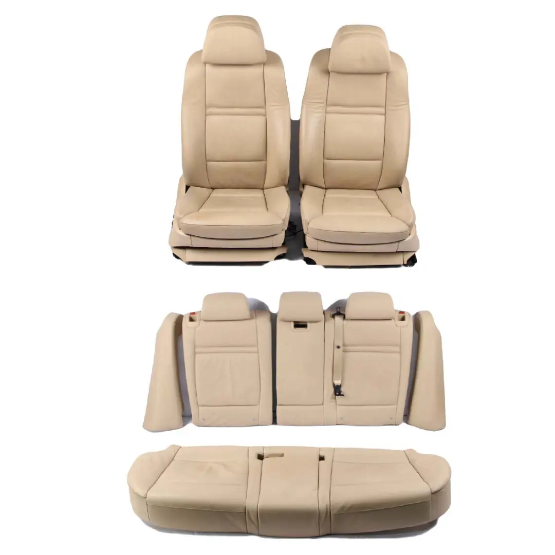 Seats BMW X5 E70 Leather Sport Heated Beige Set Front Rear Seat Electric Memory