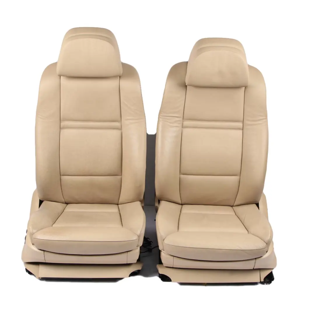 Seats BMW X5 E70 Leather Sport Heated Beige Set Front Rear Seat Electric Memory