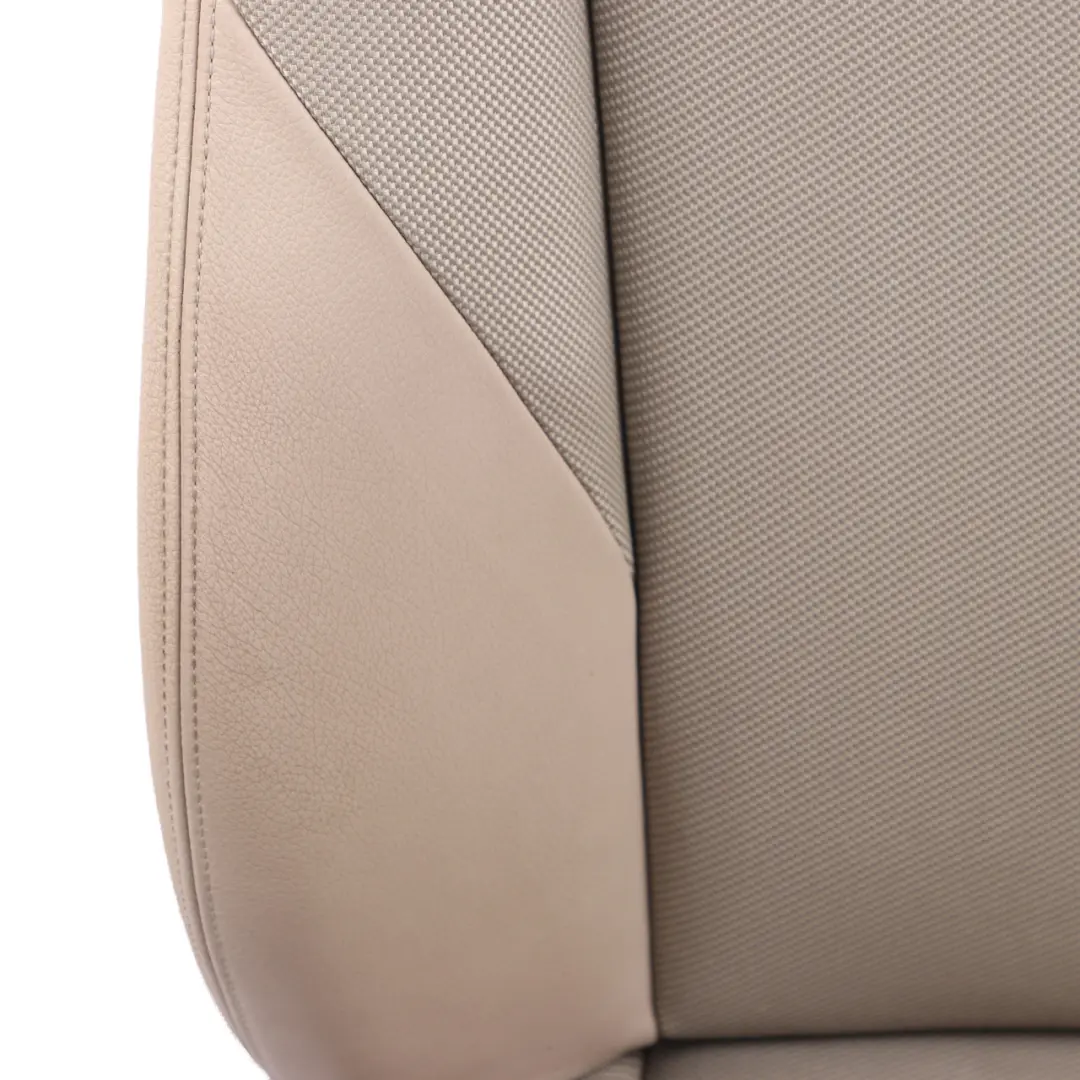 Front Seat BMW F30 F31 Left N/S Interior Cloth Fabric Leather Breeze Oyster