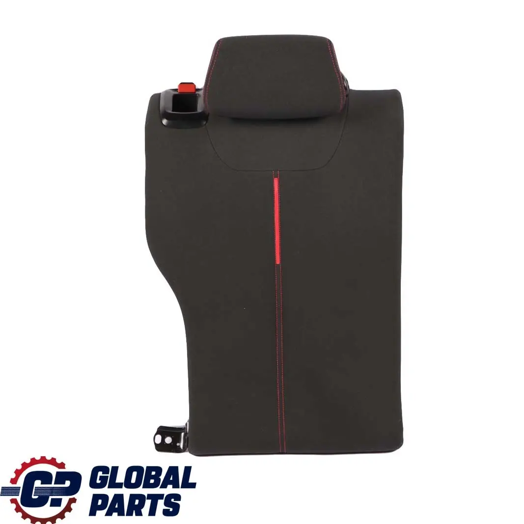 BMW 3 F31 Touring Rear Right Seat O/S Backrest Cover Cloth Anthracite Red