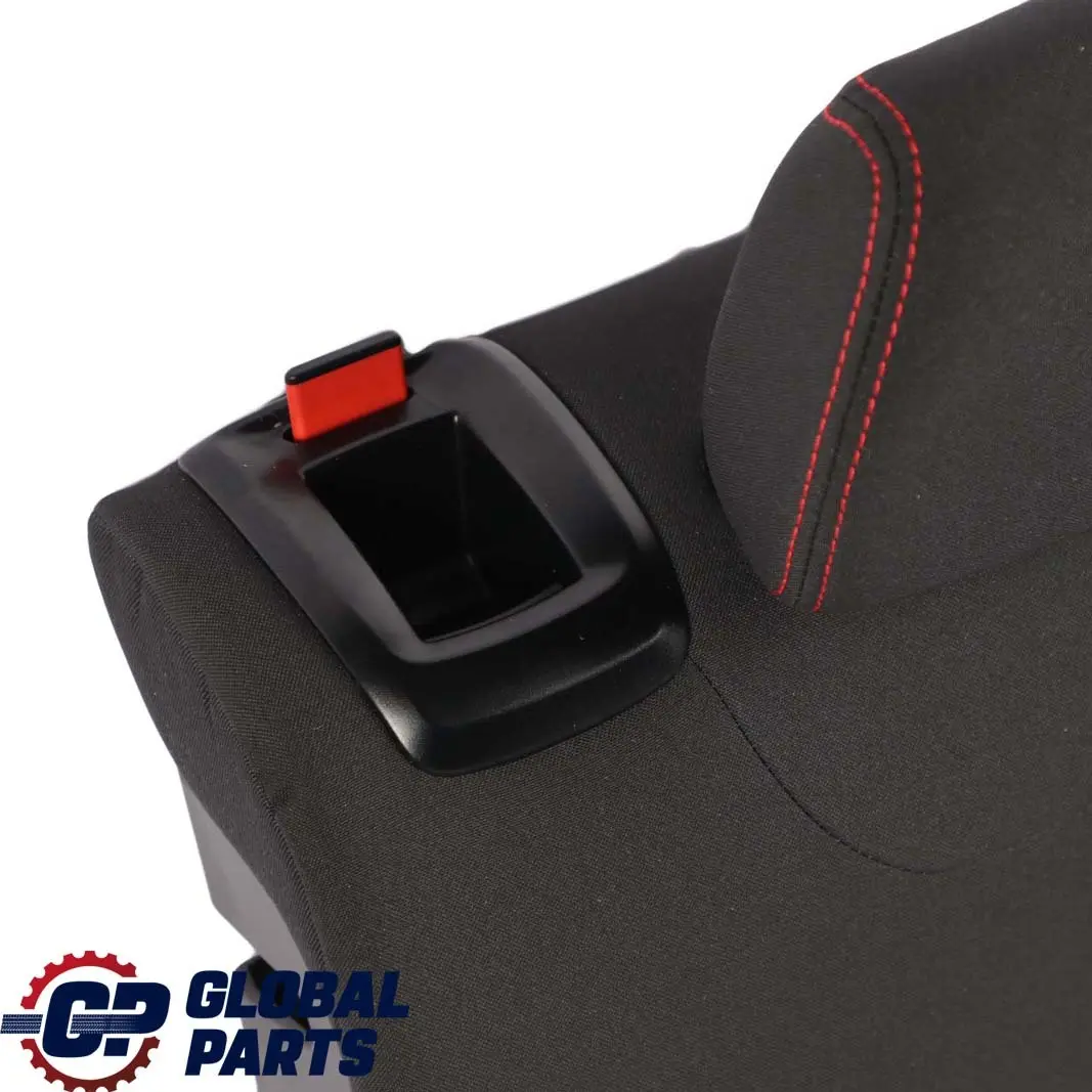 BMW 3 F31 Touring Rear Right Seat O/S Backrest Cover Cloth Anthracite Red