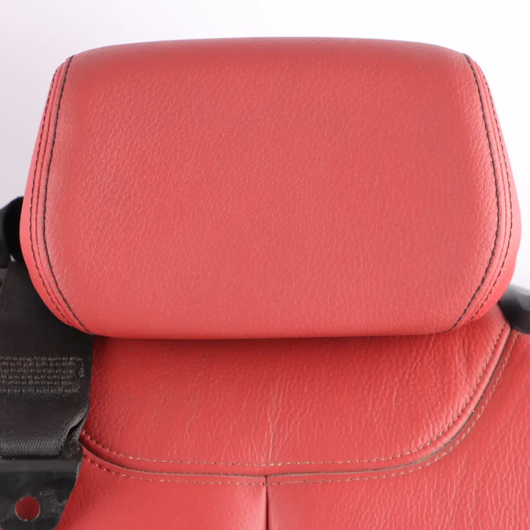 Rear Backrest BMW F31 Touring Left Seat N/S Back Cover Leather Coral Red