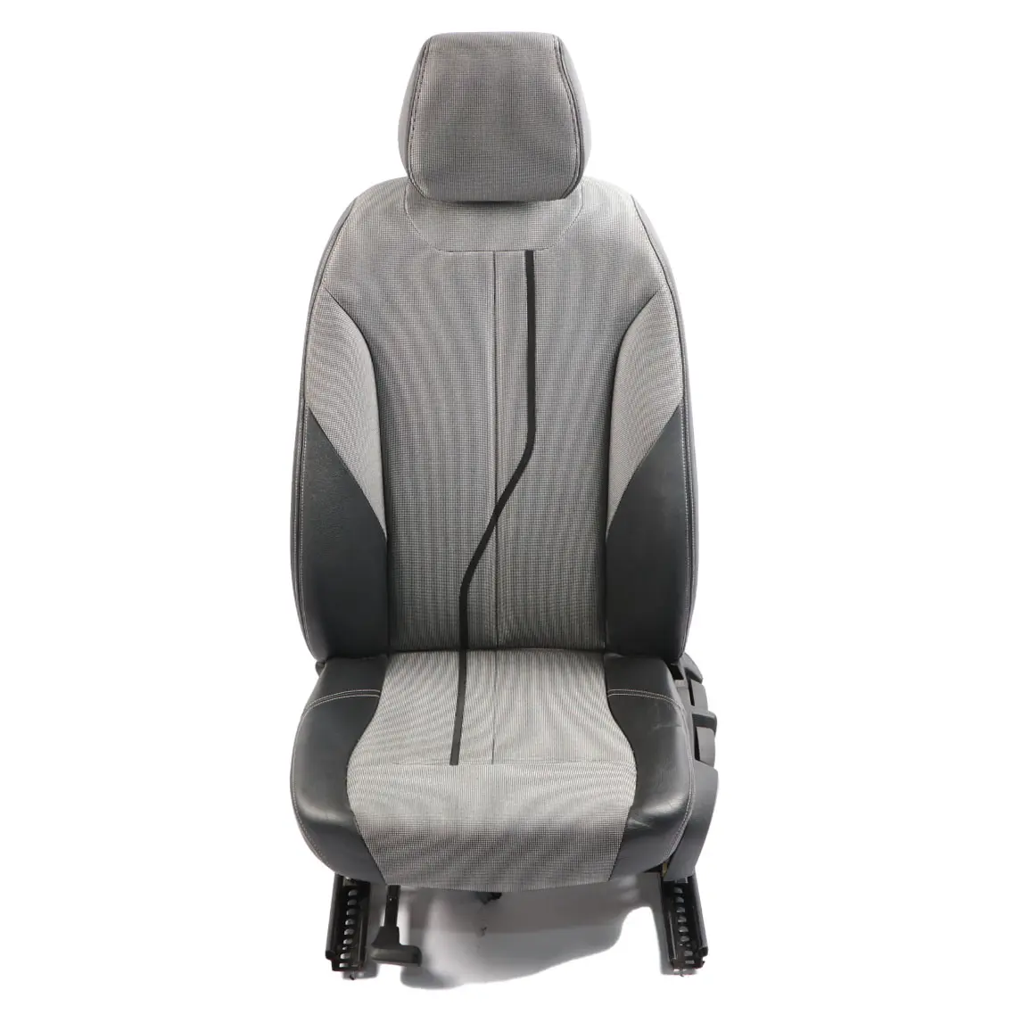 BMW F20 Front Seat Left N/S Interior Cloth Fabric Leather Metro Silver Black