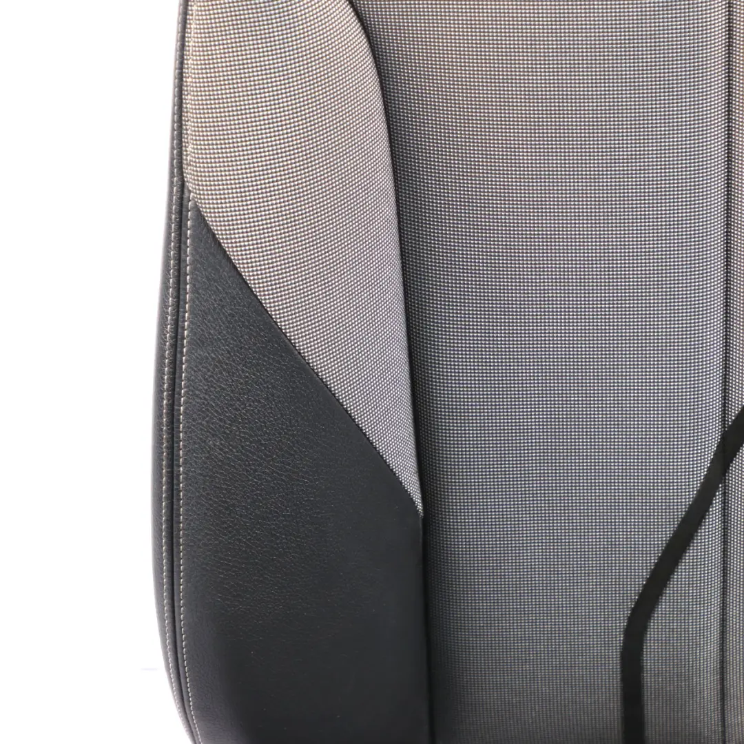 BMW F20 Front Seat Left N/S Interior Cloth Fabric Leather Metro Silver Black