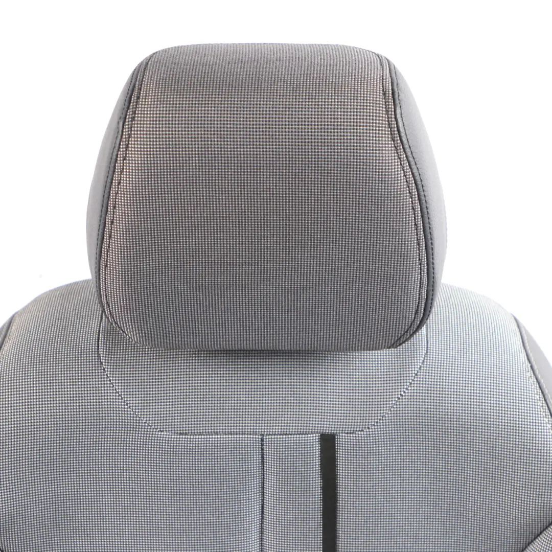BMW F20 Front Seat Left N/S Interior Cloth Fabric Leather Metro Silver Black