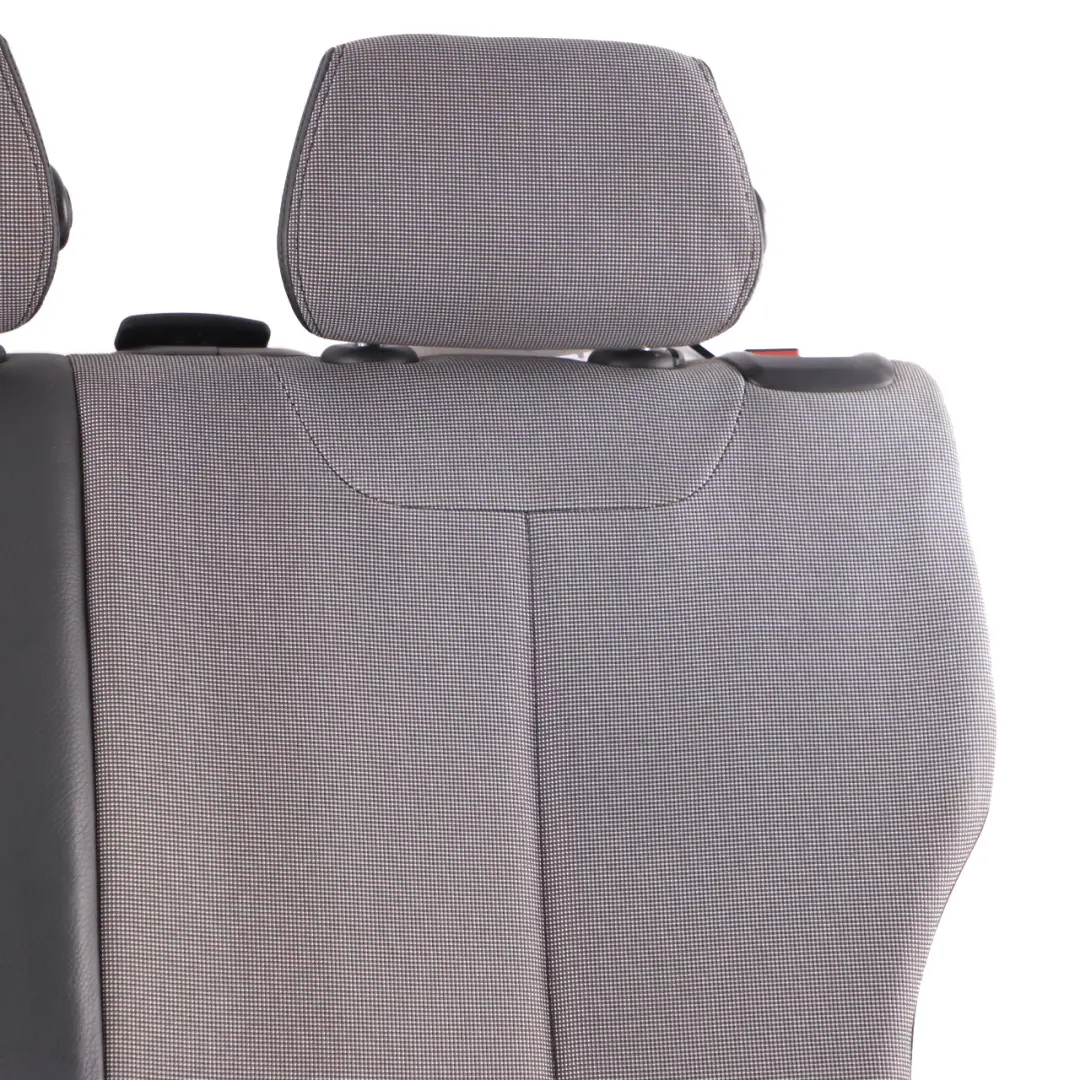 BMW F20 F21 Rear Left Seat N/S Backrest Cover Cloth Leather Metro Black Silver