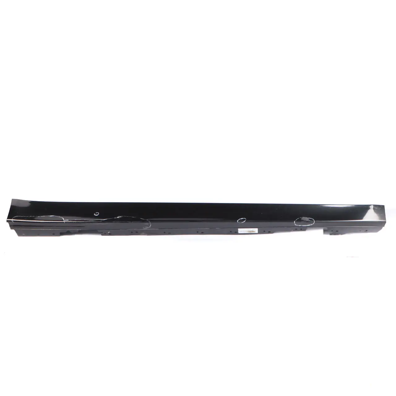 BMW F30 F31 Side Skirt Sill Strip Right O/S Black Sapphire Metallic - 475