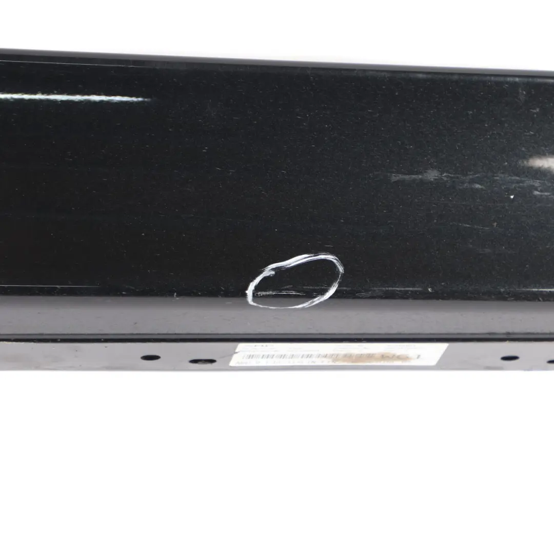 BMW F30 F31 Side Skirt Sill Strip Right O/S Black Sapphire Metallic - 475