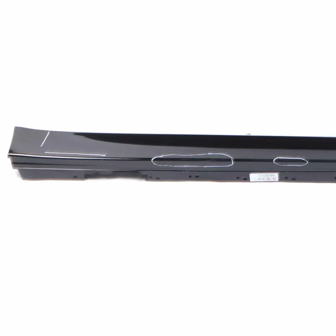 BMW F30 F31 Side Skirt Sill Strip Covering Right O/S Schwarz 2 Black - 668