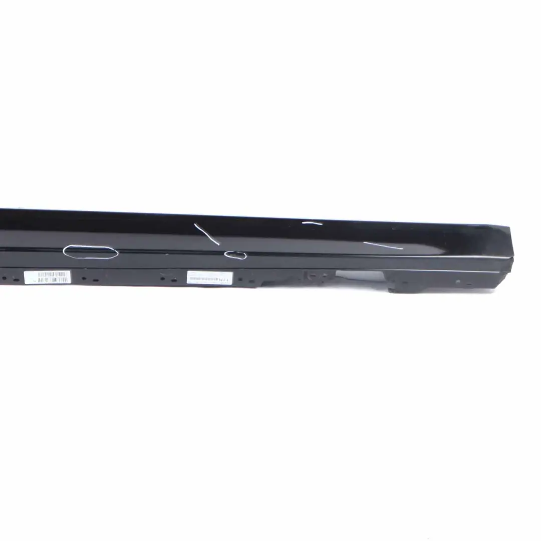 BMW F30 F31 Side Skirt Sill Strip Covering Right O/S Schwarz 2 Black - 668