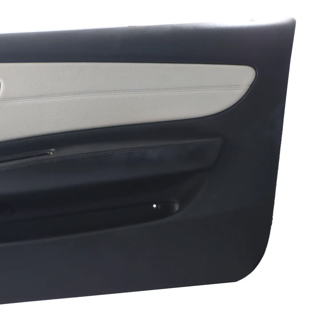 BMW E88 Door Card Front Right O/S Door Trim Panel Leather Boston Pearl Grey