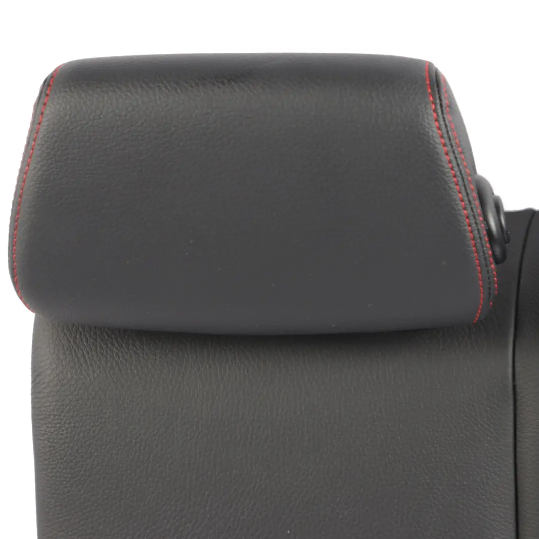 BMW F20 F21 Rear Seat Left N/S Backrest Back Seat Cover Leather Black Red Thread