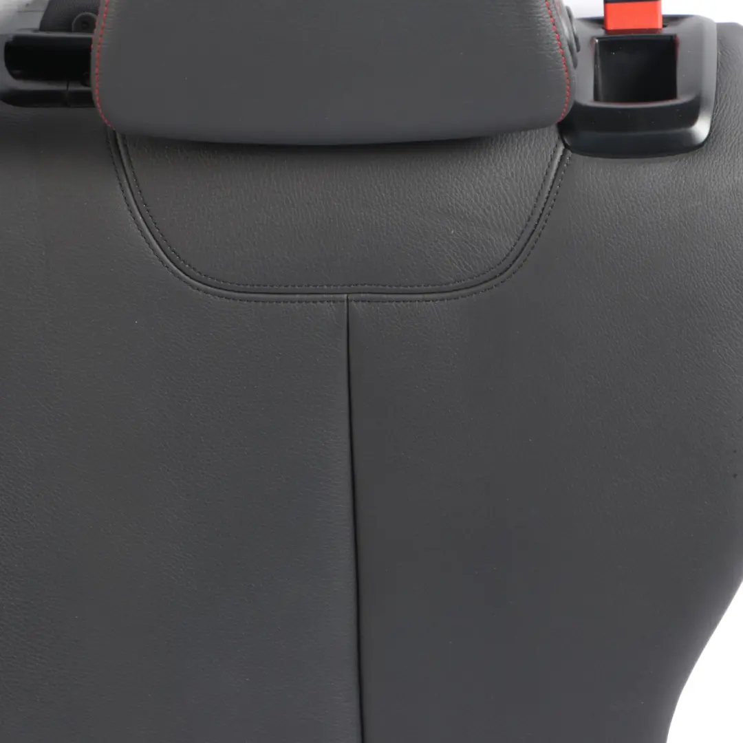 BMW F20 F21 Rear Seat Left N/S Backrest Back Seat Cover Leather Black Red Thread