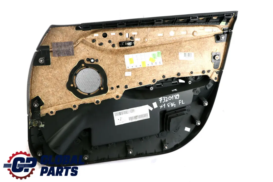 BMW X1 E84 Panel puerta del. izq. tela antracita plata