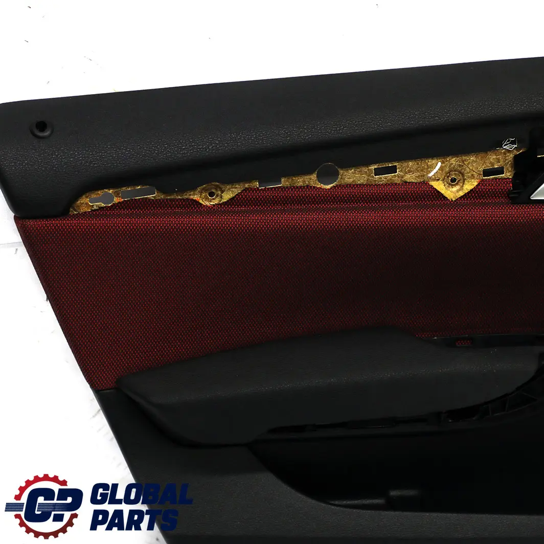 BMW X1 E84 Rivestimento Pannello Portiera Lato Sinistro Tessuto Rosso Vermiglio