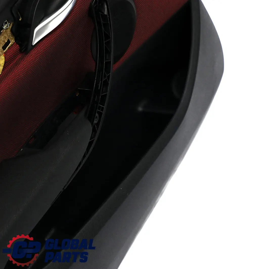 BMW X1 E84 Rivestimento Pannello Portiera Lato Sinistro Tessuto Rosso Vermiglio