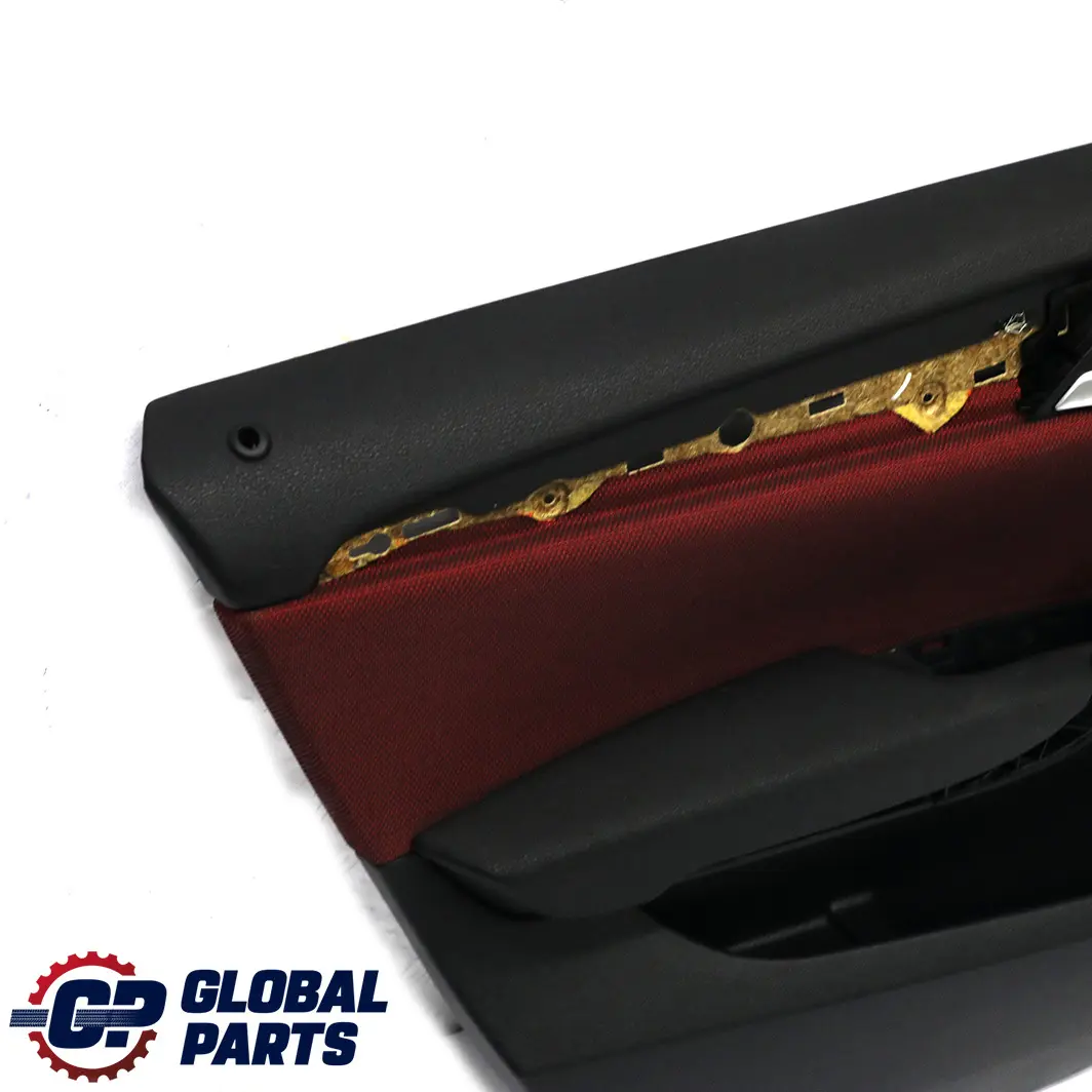 BMW X1 E84 Rivestimento Pannello Portiera Lato Sinistro Tessuto Rosso Vermiglio