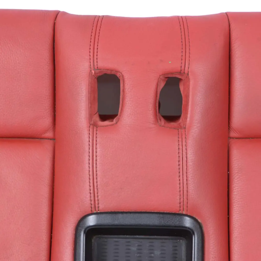 BMW 1 E88 Convertible Rear Seat Cover Couch Bench Leather Boston Coral Red