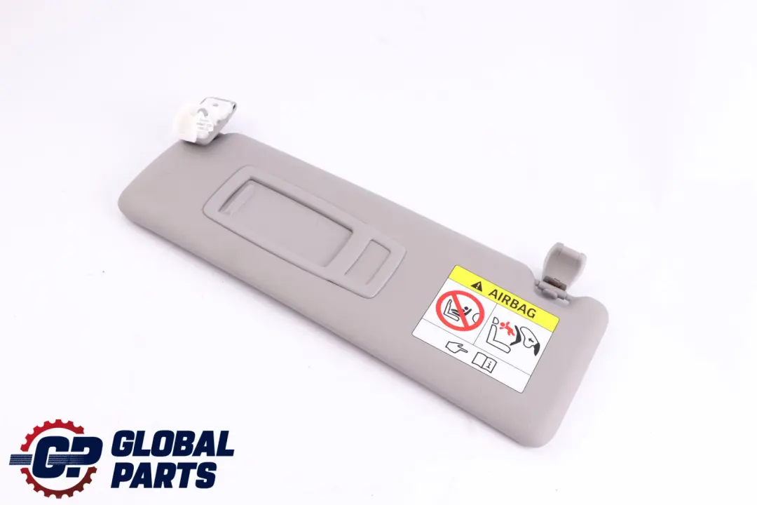 BMW 3 Series F30 F31 Sun Visor With Mirror Left N/S Everestgrau Grey Leather
