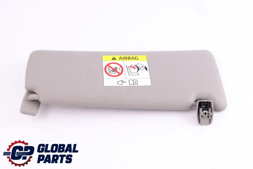 BMW 3 Series F30 F31 Sun Visor With Mirror Left N/S Everestgrau Grey Leather